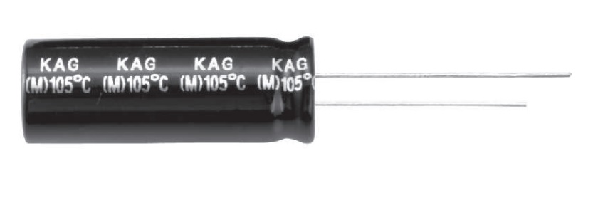 22uF 450V KAG 10x35mm (KAG-450V220MG350-Koshin) (електролітичний конденсатор)