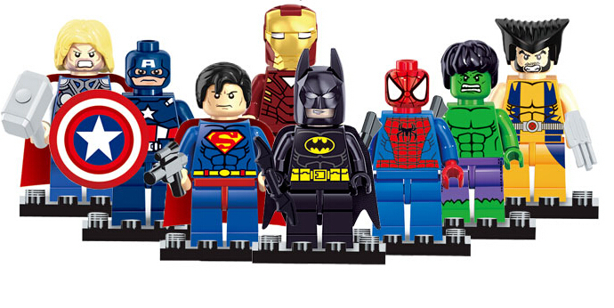 Lego человечки-супергерои