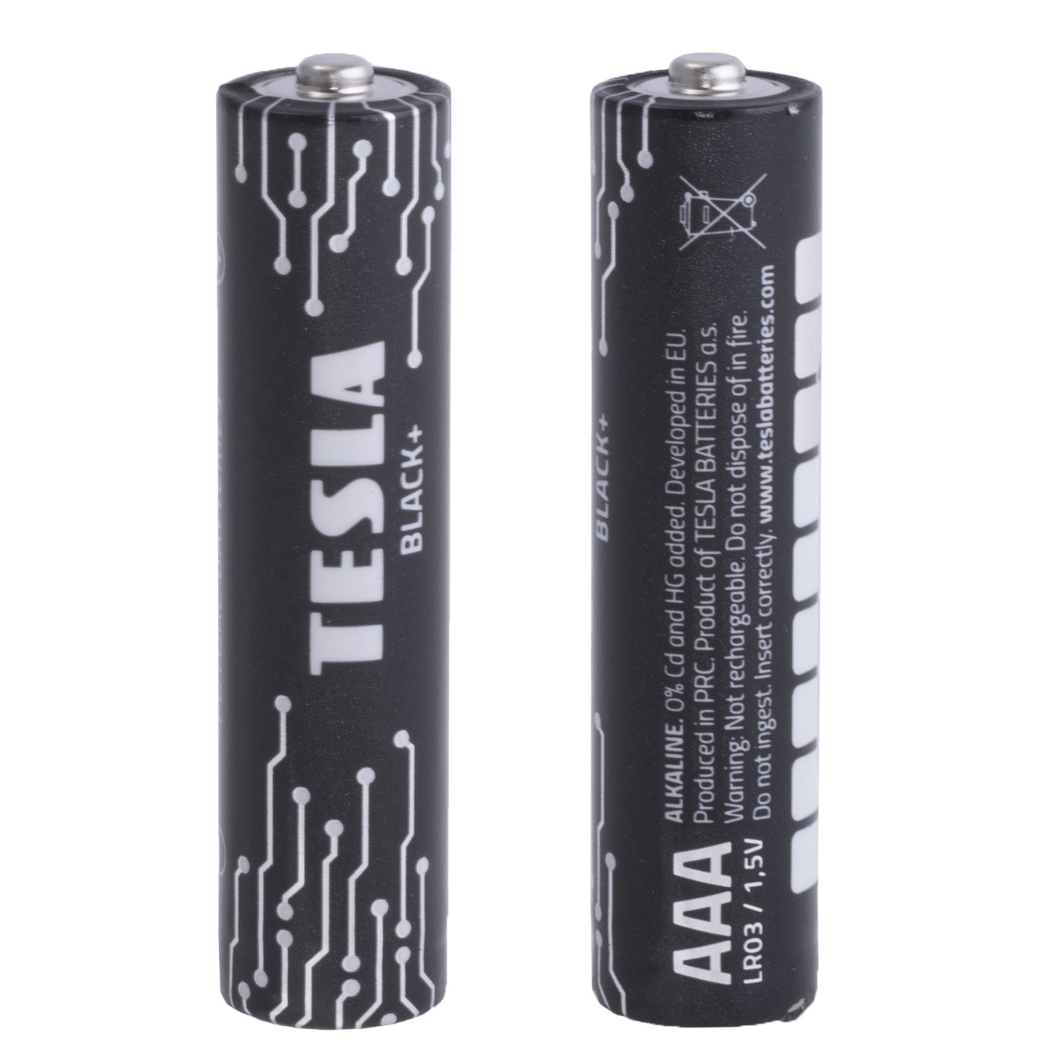 Батарейка AAA лужна 1,5V 1шт. Tesla AAA BLACK+ LR03