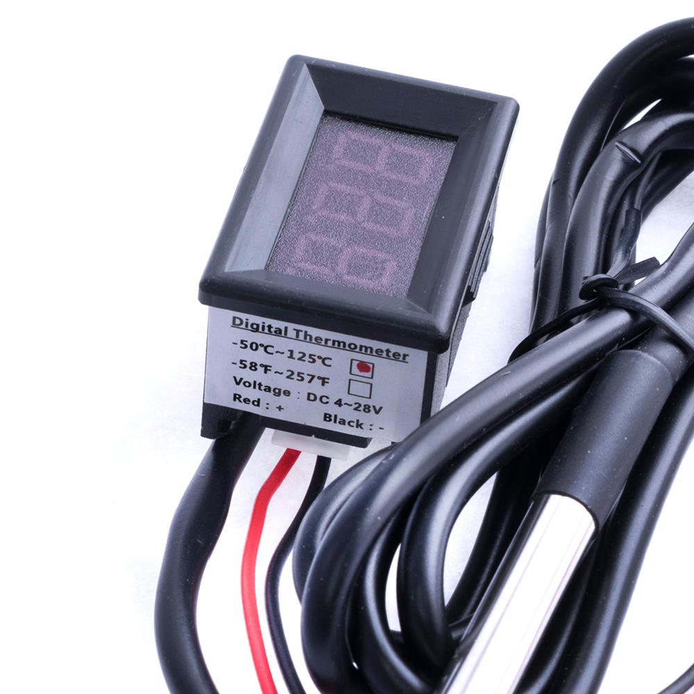 Цифровий термометр 0,56" - 50 - 125С на DS18B20 (3 симв. індикатор)