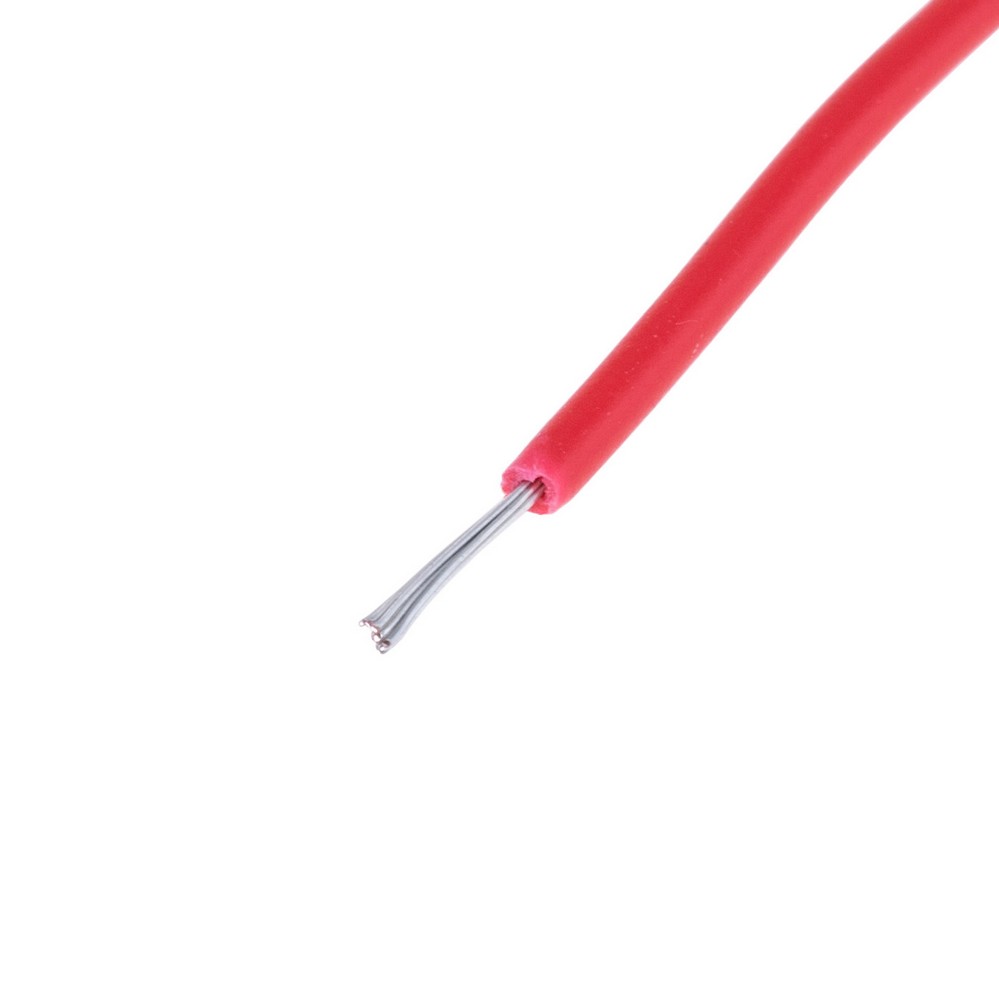 Провід багатожильний 0,14mm² (8xD0,15мм, лужена мідь) червоний, PVC (AVR0.14-8/0.15-TCU-R) Провід багатожильний 0,14mm² (8xD0,15мм, лужена мідь) червоний, PVC (AVR0.14-8/0.15-TCU-R)