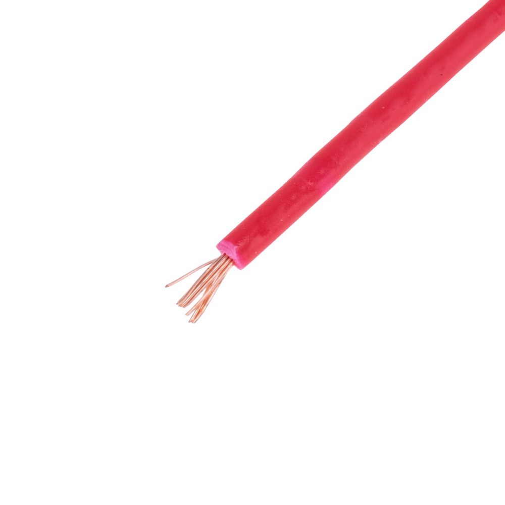 Провід багатожильний 0,20mm² (12xD0,15мм, лужена мідь) червоний, PVC (AVR0.2-12/0.15-TCU-R) Провід багатожильний 0,20mm² (12xD0,15мм, лужена мідь) червоний, PVC (AVR0.2-12/0.15-TCU-R)