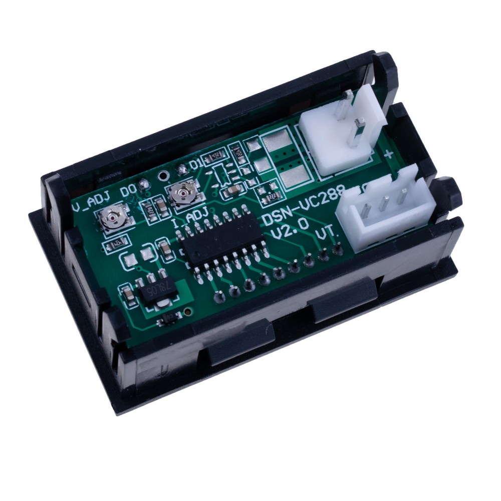 Вольт-амперметр 0.28" DC100V/100A (DSN-VC288) червоний/червоний