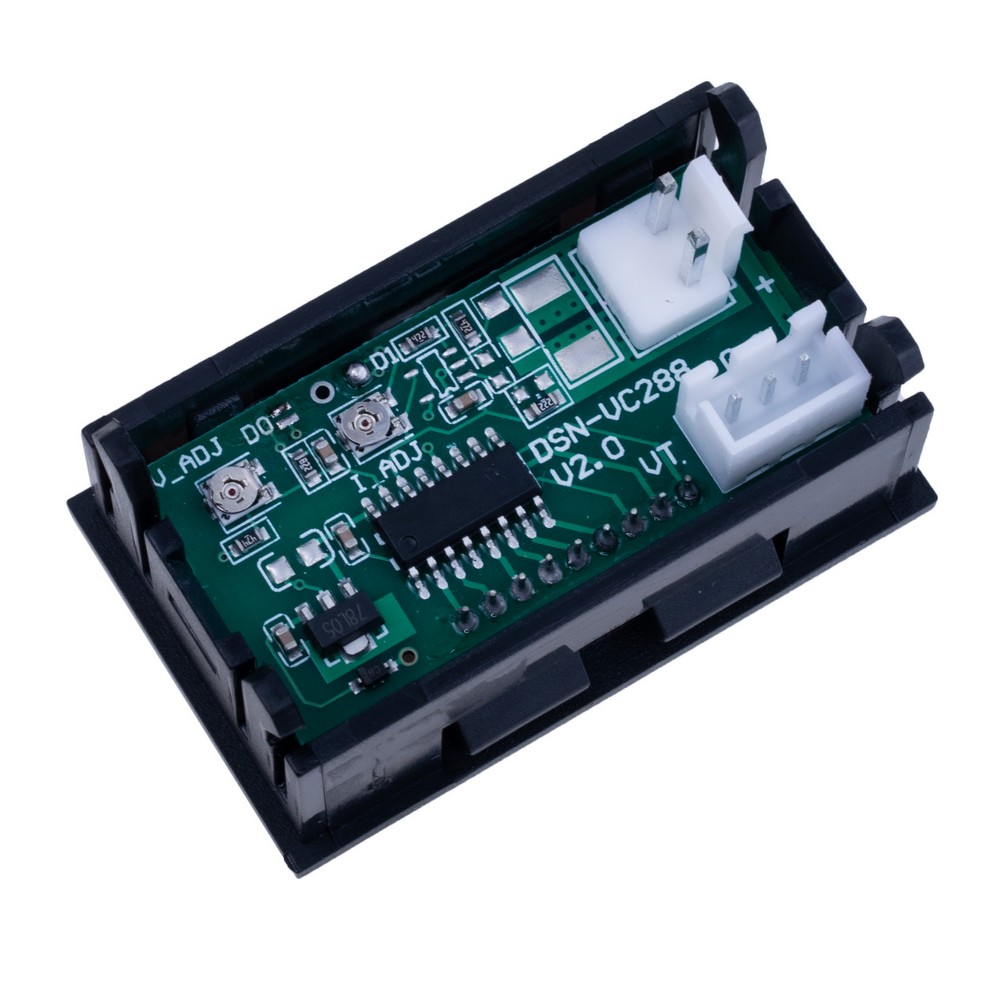 Вольт-амперметр 0.28" DC100V/50A (DSN-VC288) червоний/червоний