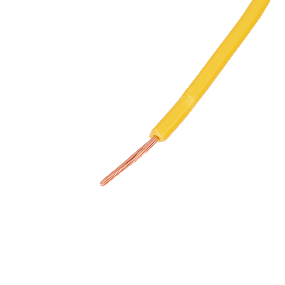 Провід багатожильний 0.3mm² (22AWG/16xD0.15мм, мідь, PVC), жовтий