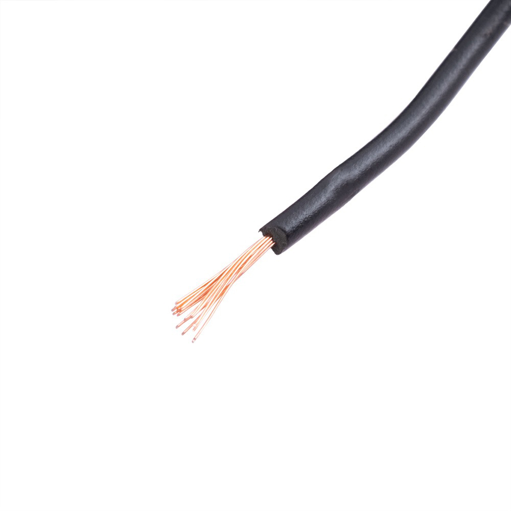 Провід багатожильний 0.3mm² (22AWG/16xD0.15мм, мідь, PVC), чорний