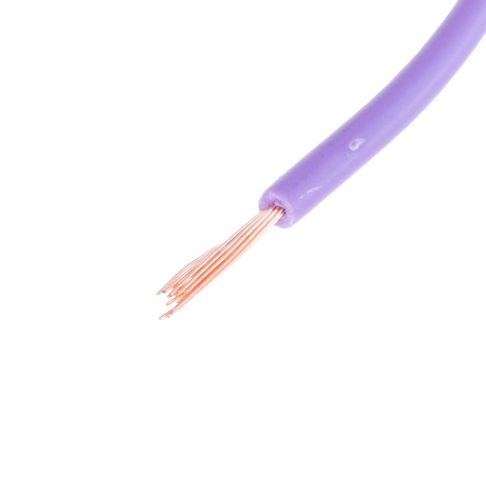 Провід багатожильний 0.3mm² (22AWG, 16xD0.15mm) фіолетовий