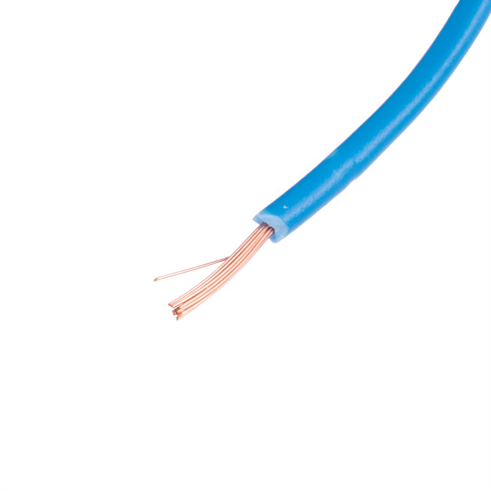 Провід багатожильний 0.3mm² (22AWG/16xD0.15мм, мідь, PVC), синій