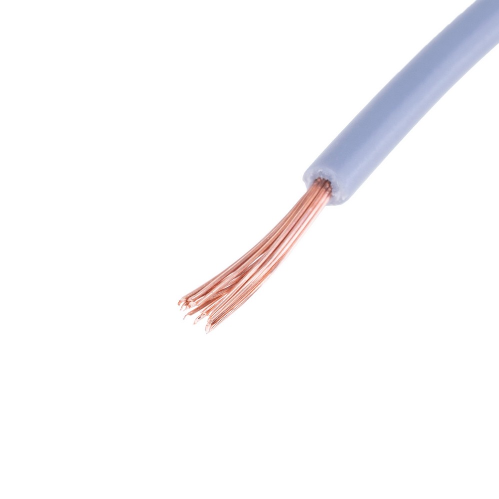 Провід багатожильний 0.5mm² (20AWG, 16xD0.20mm) сірий