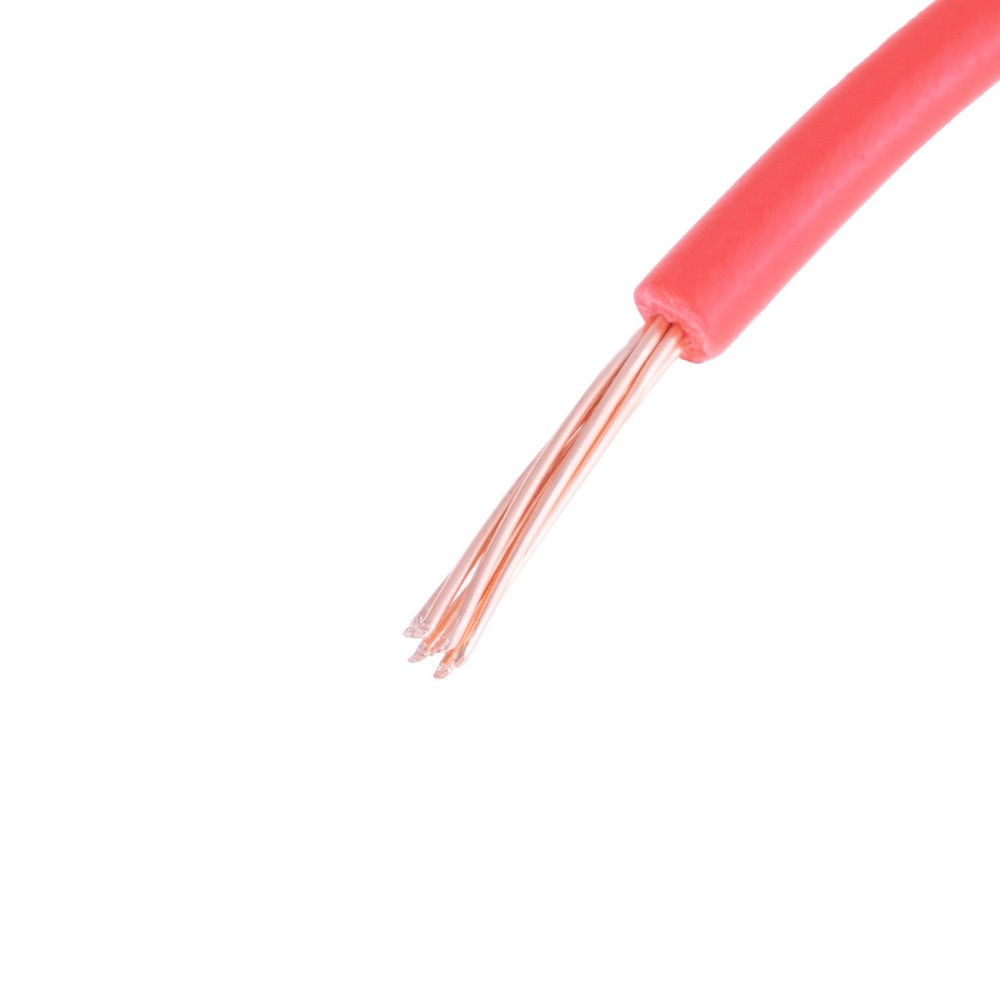 Провід багатожильний 0.5mm² (20AWG, 7xD0.3mm) червоний