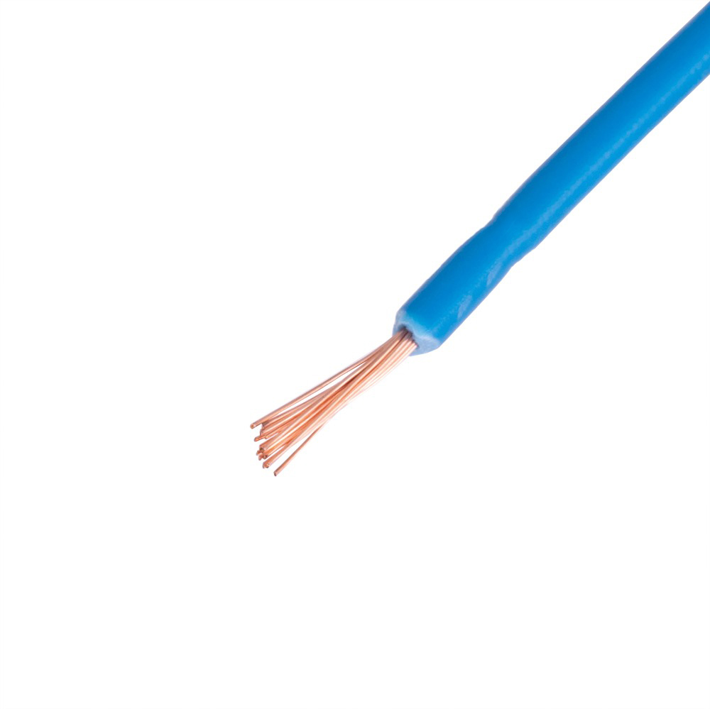 Провід багатожильний 0.5mm² (20AWG/16xD0.20мм, мідь, PVC), синій