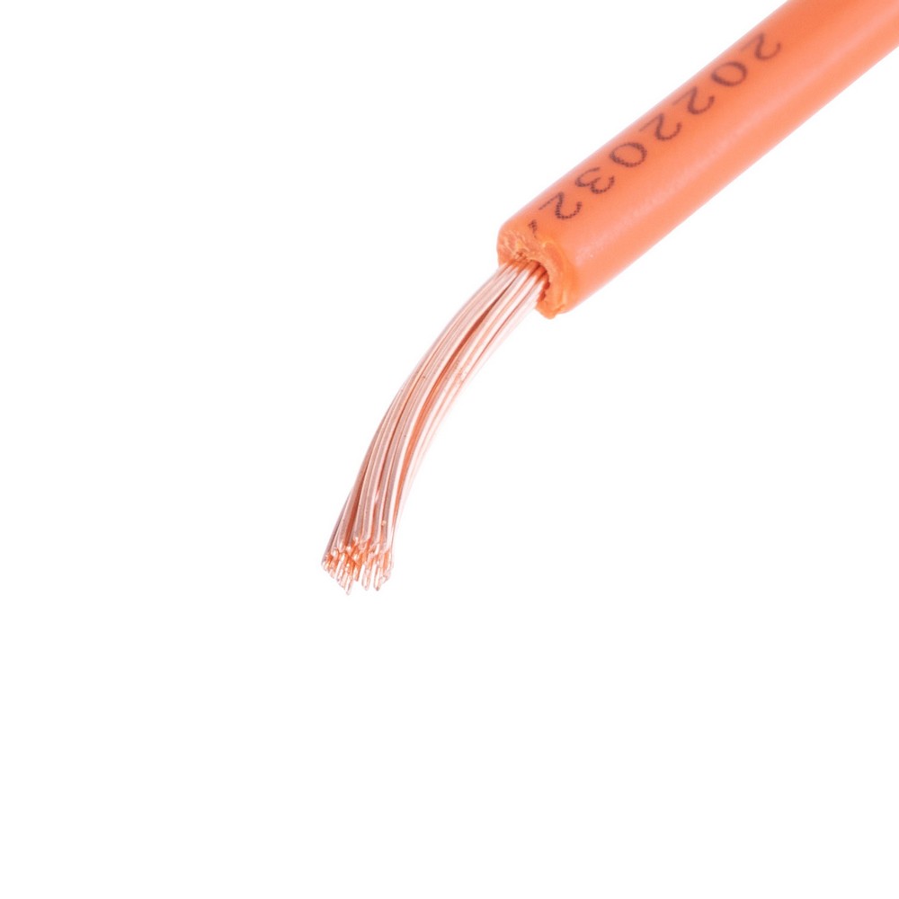 Провід багатожильний 0.75mm² (19AWG, 24xD0.20mm) помаранчевий