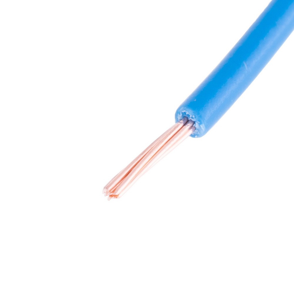Провід багатожильний 0.75mm² (19AWG, 7xD0.37mm) синій