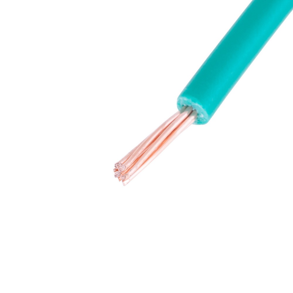 Провід багатожильний 0.75mm² (19AWG, 7xD0.37mm) зелений
