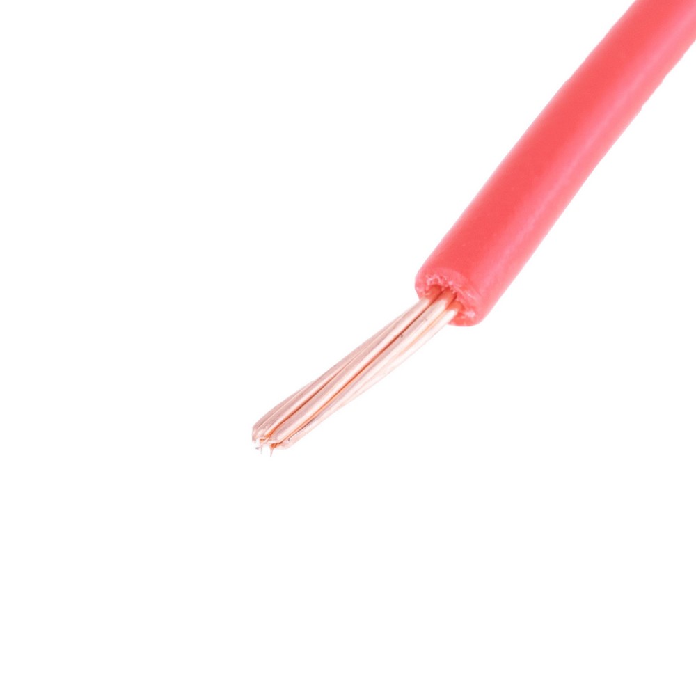 Провід багатожильний 0.75mm² (19AWG, 7xD0.37mm) червоний