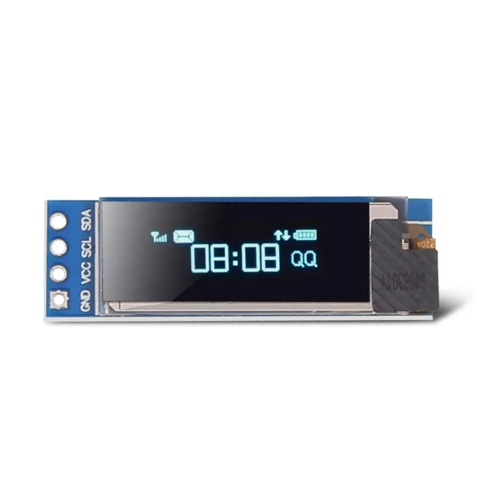 Модуль диспллей 0.91Inch OLED LCD білий Модуль диспллей 0.91Inch OLED LCD білий