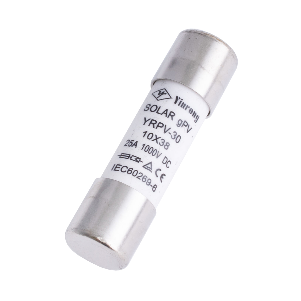 Запобіжник 10x38мм 25A 1000V (FUSE 10x38-25A) YRPV-30-25A