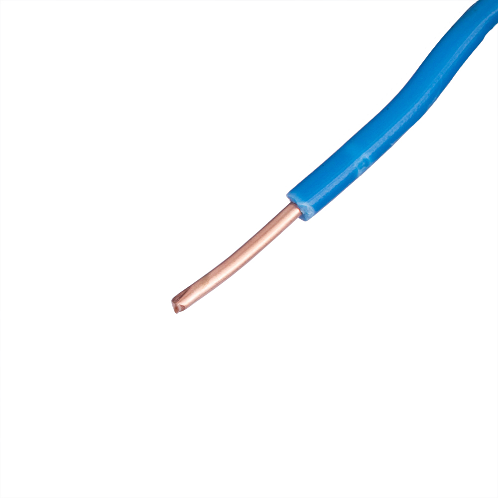 Провід одножильний 1.0mm² (18AWG/D1.13мм, мідь, PVC), синій