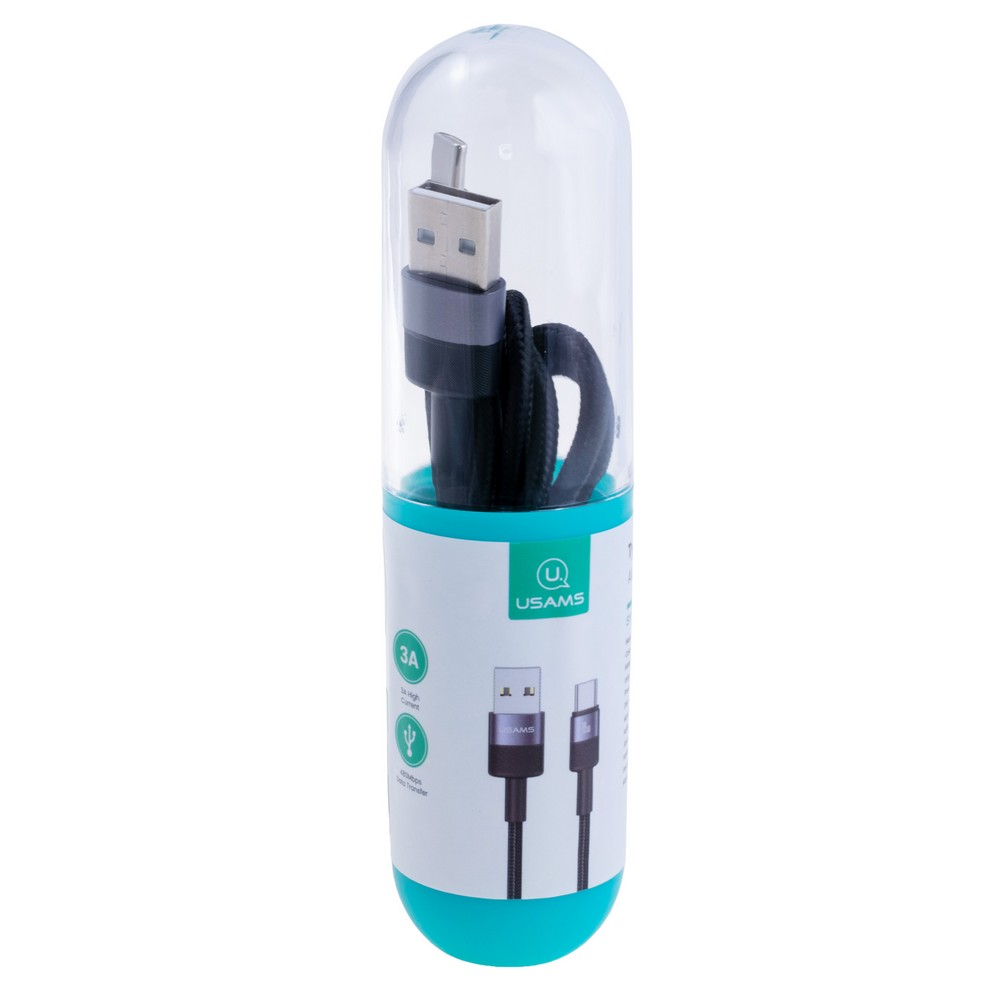 SJ718 Type-C 3A Aluminum Alloy Data Cable - SY Series 1.2m Set (SJ718USBSG01 Tarnish – USAMS)