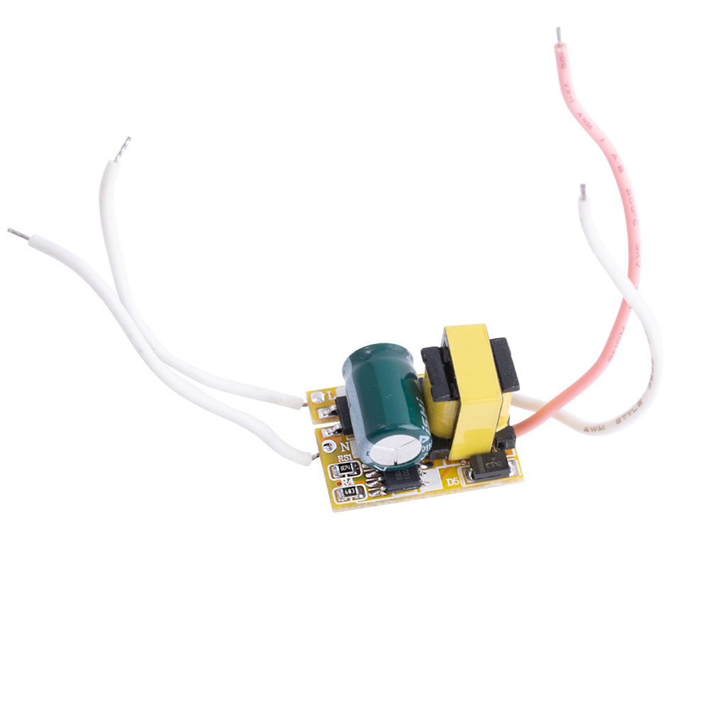 Драйвер для світлодіодів 1-3W без корпуса, 180-200mA @ DC 3-12V, AC 90-265V, 22x15x13mm Драйвер для світлодіодів 1-3W без корпуса, 180-200mA @ DC 3-12V, AC 90-265V, 22x15x13mm