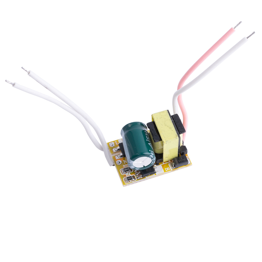 Драйвер для світлодіодів 1-3W без корпуса, 240-260mA @ DC 3-12V, AC 90-265V, 22x15x13mm Драйвер для світлодіодів 1-3W без корпуса, 240-260mA @ DC 3-12V, AC 90-265V, 22x15x13mm