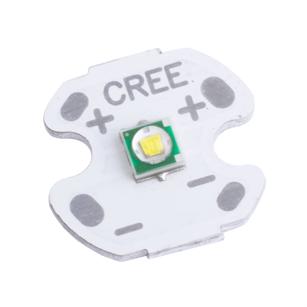 Світлодіод 1-3W, білий холодний (6500K) крапля 3.5х3.5mm, біла підкладка 16мм