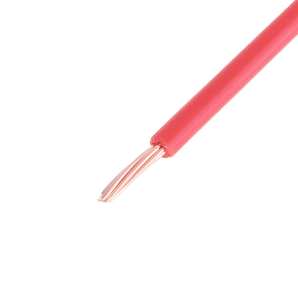 Провід багатожильний 1.5mm² (16AWG, 7xD0.52mm) червоний