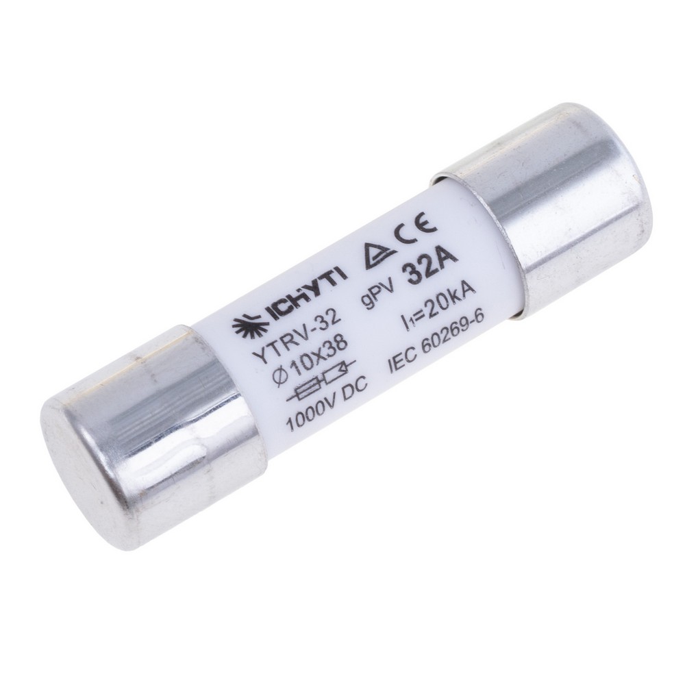 Запобіжник 10x38мм 32A 1000V (FUSE 10x38-32A) YRPV-30-32A
