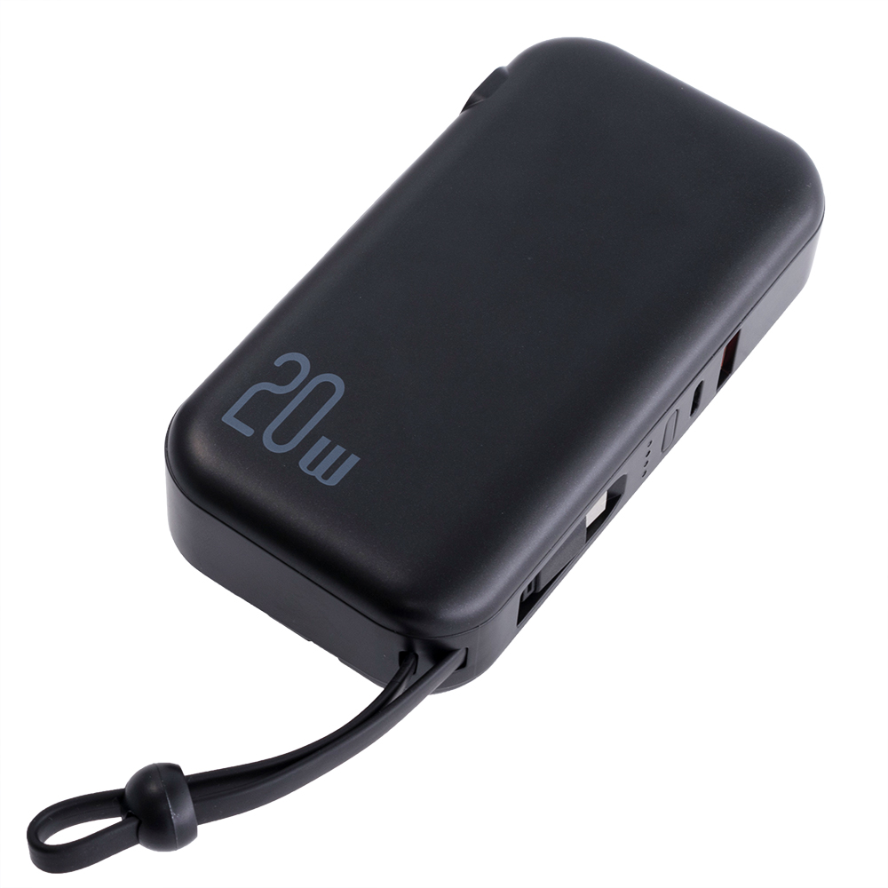 Power Bank 10000mAh 37Wh (Rated Capacity: 6000mAh) US-CD172 PB63 QC+PD чорний (USAMS)