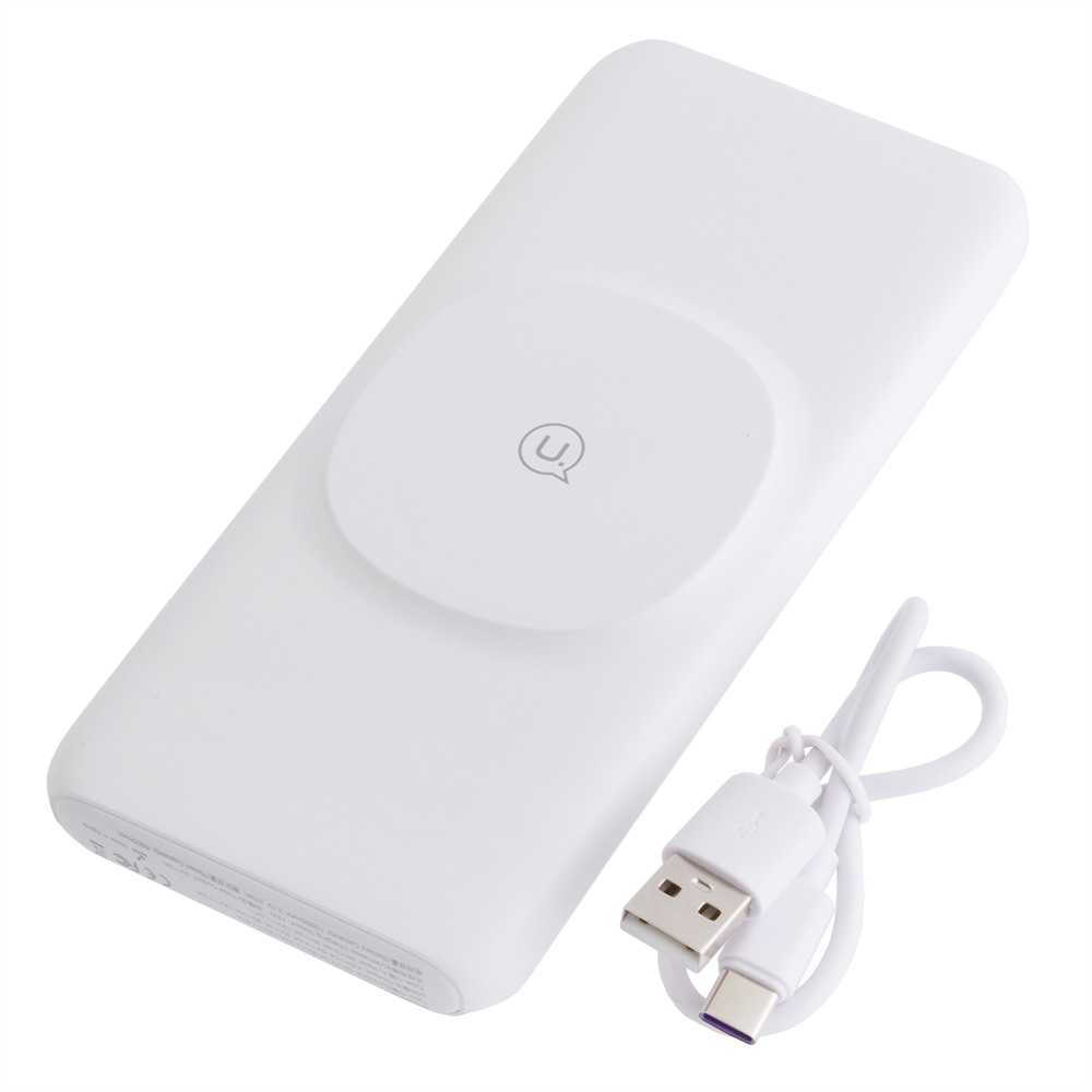 Power Bank 10000mAh 37Wh (Rated Capacity: 6000mAh) US-CD171 PB62 QC3.0+PD 20W білий (USAMS)