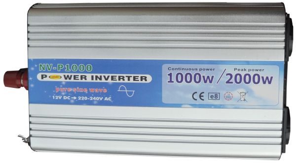 Інвертор NV-P 1000Вт 12В-220В, Чиста синусоїда