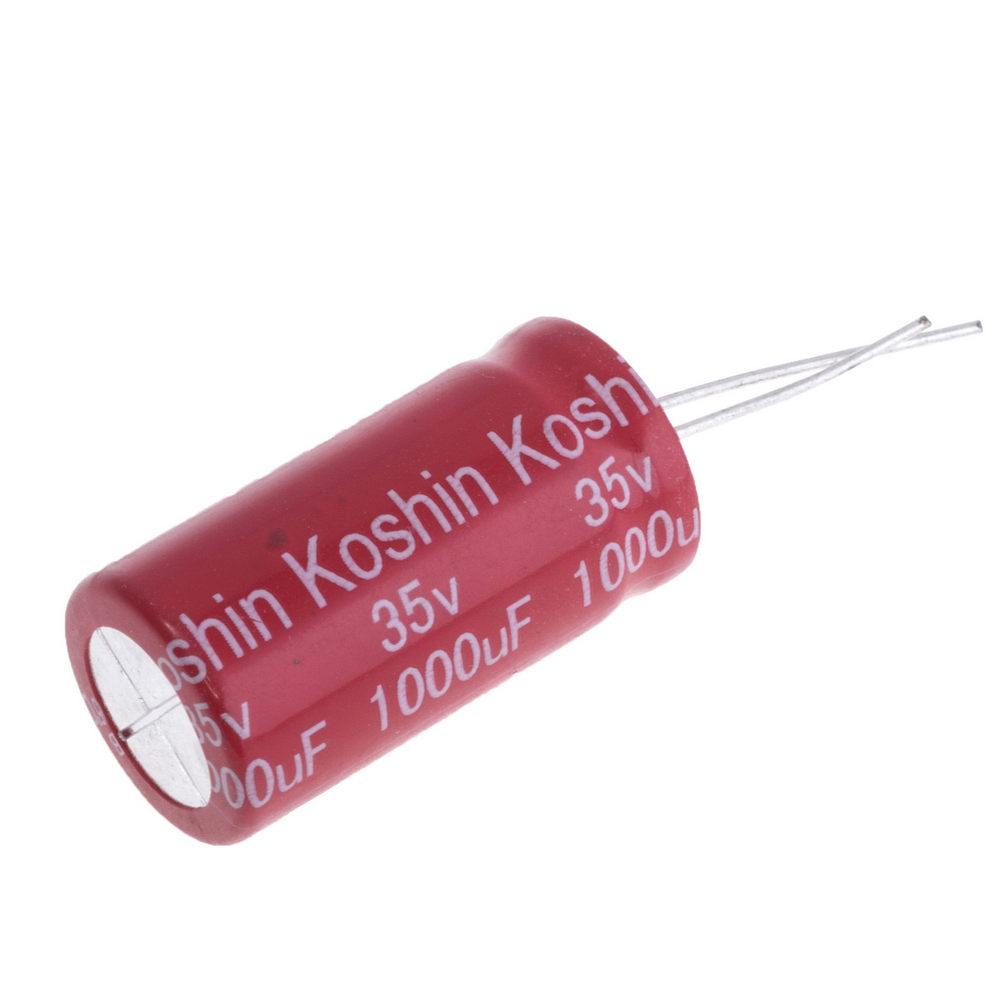 1000uF 35V KZB 16x31,5mm (неполярный) (KZB-035V102MJ315-Koshin) (электролитический конденсатор неполярный)