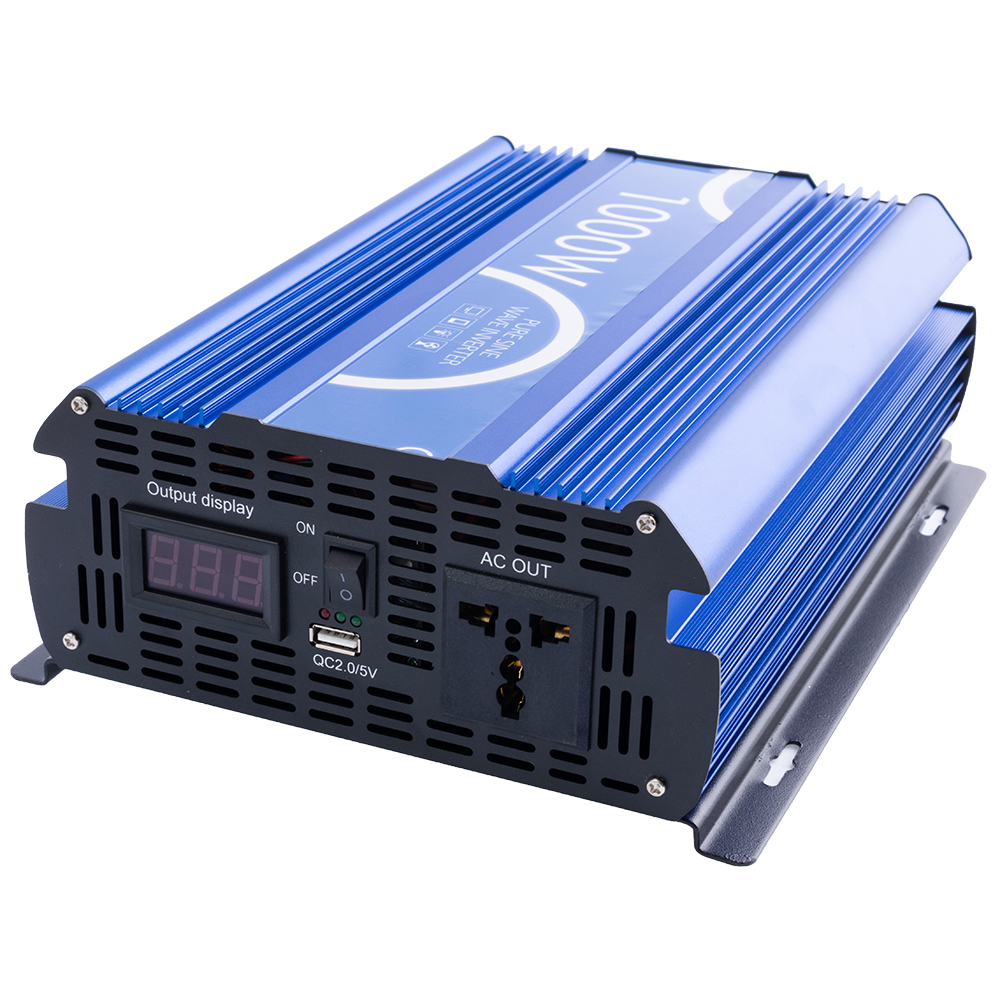 Інвертор 1000W 12V→230V чиста синусоїда (DMD-1000 - Demuda)