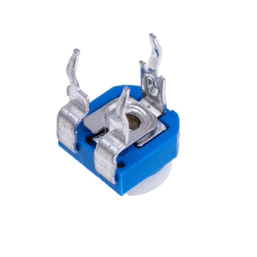100 kOhm SF065-100K (потенціометр вивідний, регулювання зверху; крок 5х2,5)
