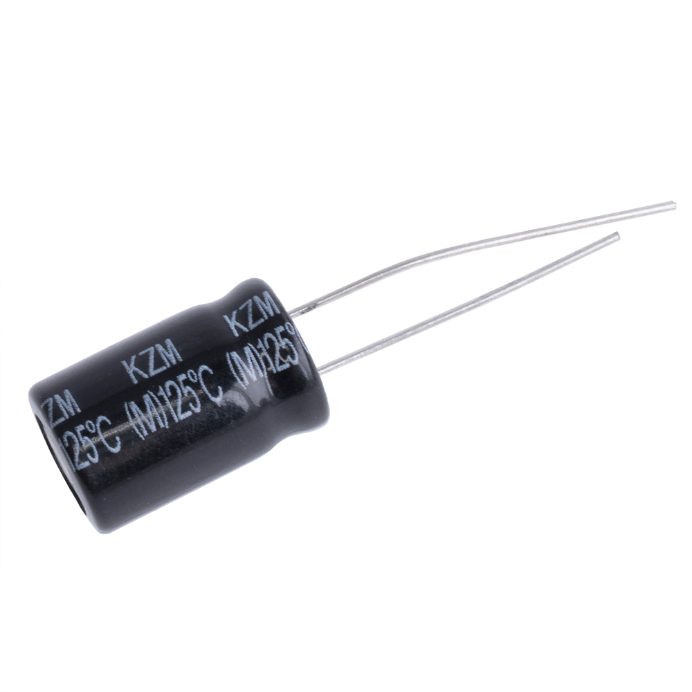 100uF 16V KZM 10x16mm (low imp.) (KZM-016V101MG160-Koshin) (електролітичний конденсатор низькоімпедансний)
