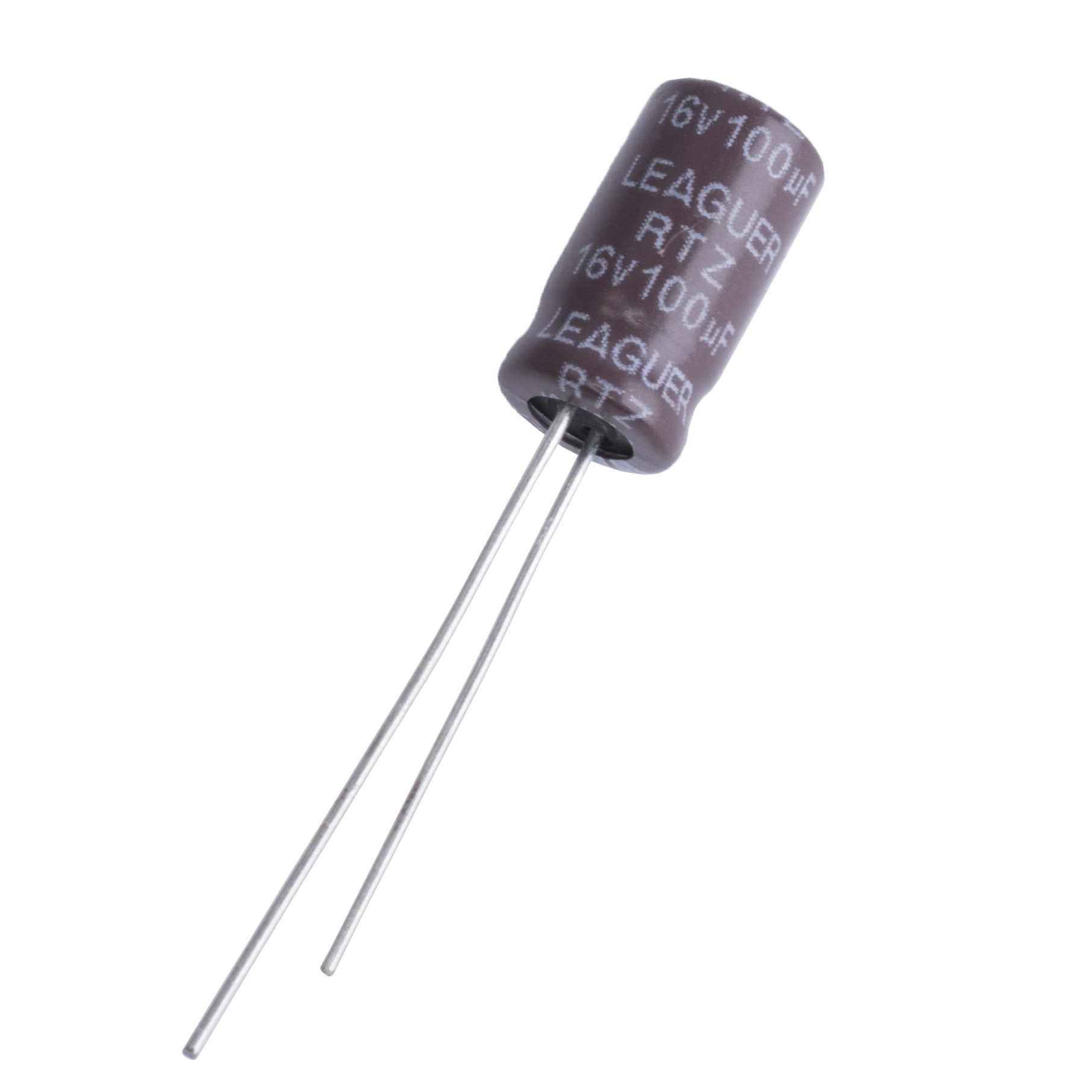 100uF 16V RTZ 6,3x11mm (low esr) (RTZ1C101M0611-LEAGUER) (електролітичний конденсатор низькоімпедансний)