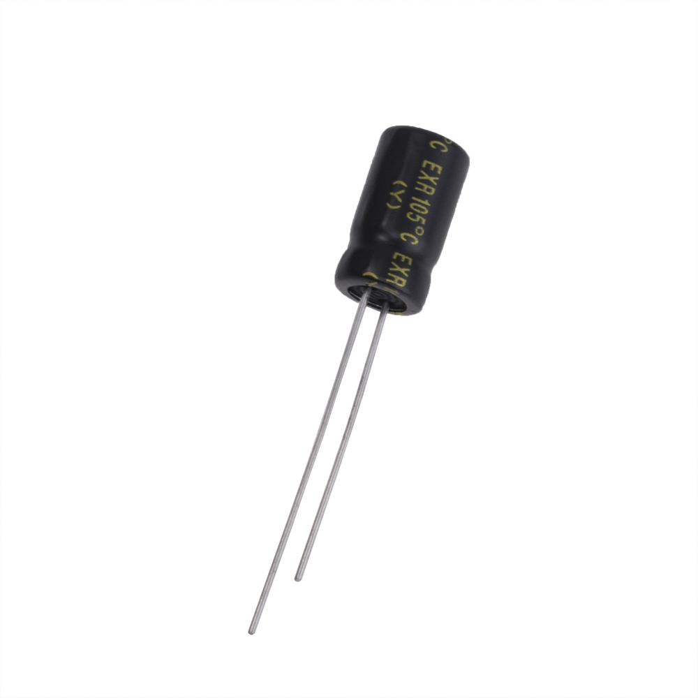 100uF 25V EXR 6,3x11mm (low imp.) (EXR101M25B-Hitano) (електролітичний конденсатор низькоімпедансний)
