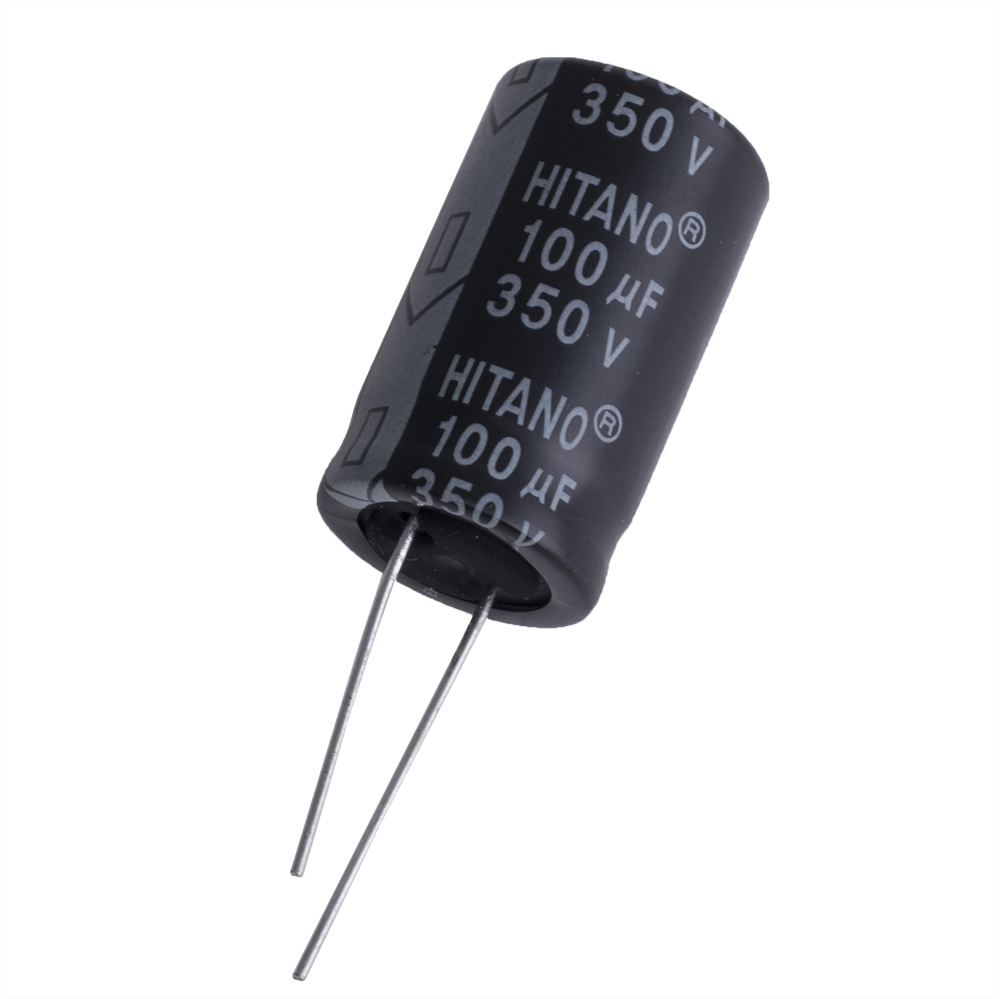 100uF 350V EHR 18x31,5mm (EHR101M2VBA-Hitano) (електролітичний конденсатор)