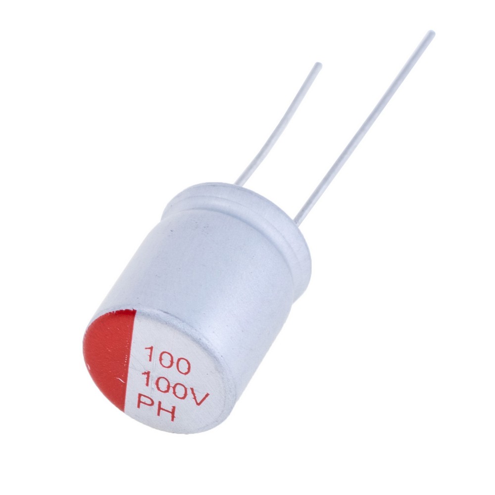 100uF 100V 10x12,5, HED1-PH-100V107M 10*12.5, полімерний