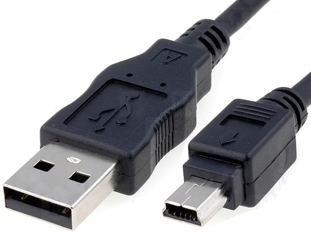 Кабель USBA-plug - USBmini- plug 5pin, довжина 0,3 м (CAB-MUSB-A5 / 0.3)
