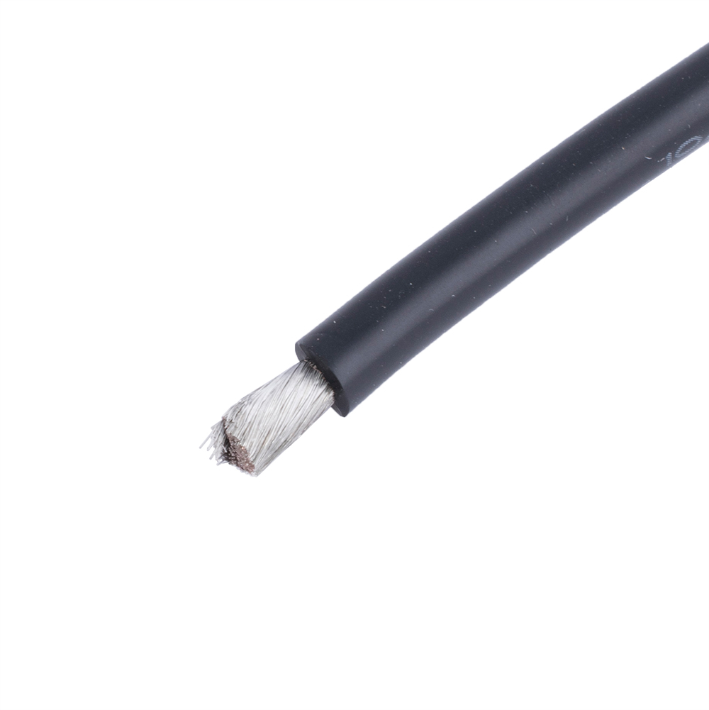 Силіконовий провід 10AWG (5.4mm²1050/0.08TS) чорний