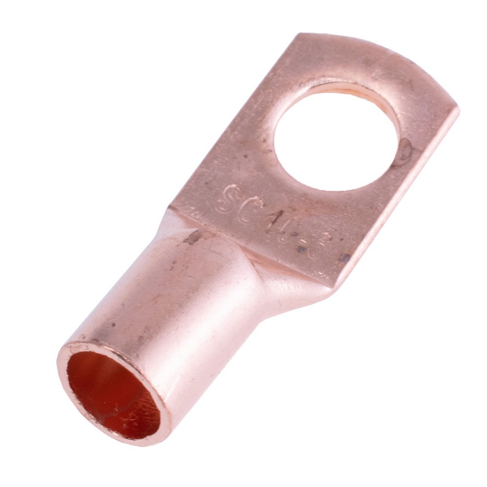 Кабельний наконечник кільцевий, мідь, на провід 10 mm², M6, SC10-6 Кабельний наконечник кільцевий, мідь, на провід 10 mm², M6, SC10-6