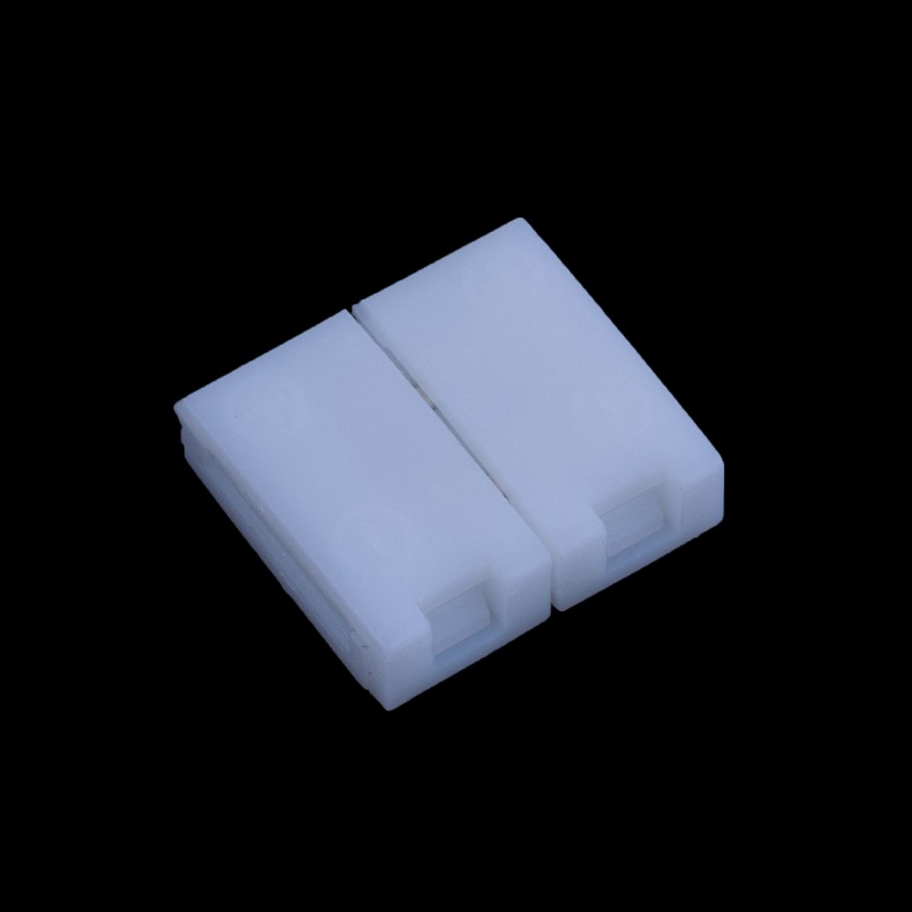З'єднувач прямий 10mm LED 3528/5050, 2 контакти.