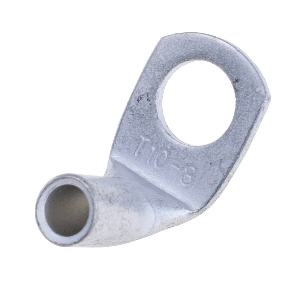 Кабельний наконечник кільцевий, кутовий, луджена мідь на провід 10 mm², M8, LT10-8 Кабельний наконечник кільцевий, кутовий, луджена мідь на провід 10 mm², M8, LT10-8