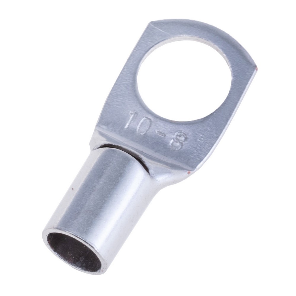 Кабельний наконечник кільцевий, луджена мідь на провід 10 mm², M8, SC10-8 Кабельний наконечник кільцевий, луджена мідь на провід 10 mm², M8, SC10-8