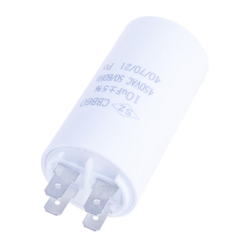 Конденсатор пусковий 10uF 450VAC ±5% 34*65mm SZ