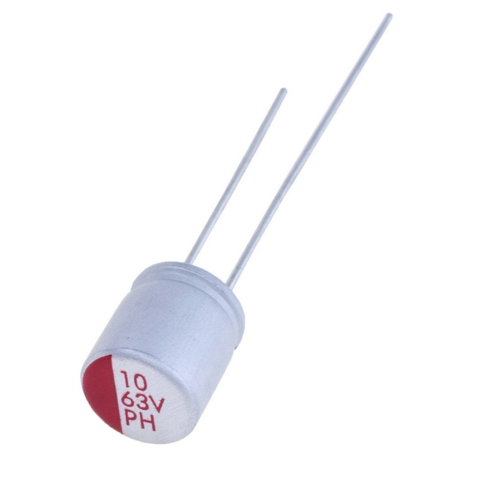 10uF 63V 6,3x8, HED1-PH-63V106M 6.3x8, полімерний