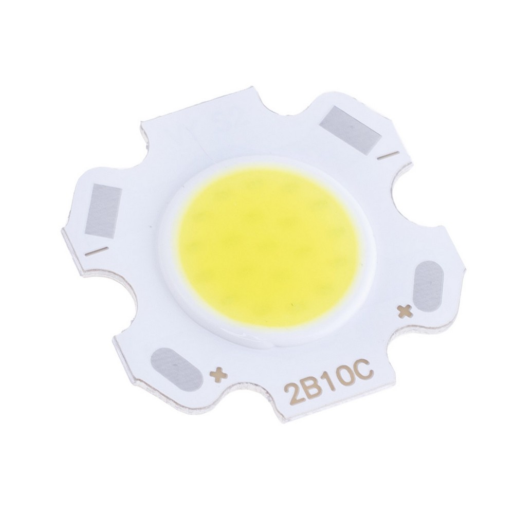 Світлодіод 10W, білий холодний 6500K 20x20 mm, COB