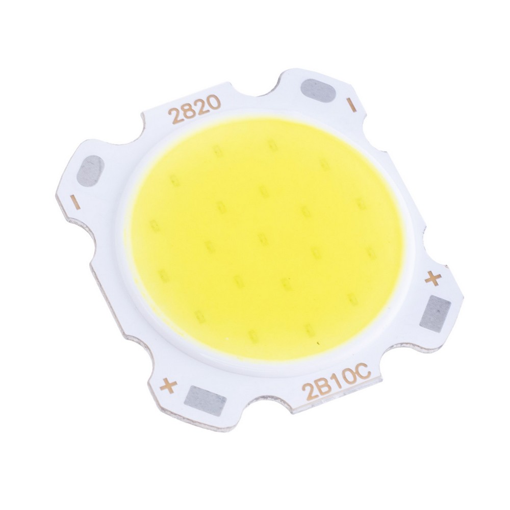 Світлодіод 10W, білий холодний 6500K 24x22 mm, COB Світлодіод 10W, білий холодний 6500K 24x22 mm, COB
