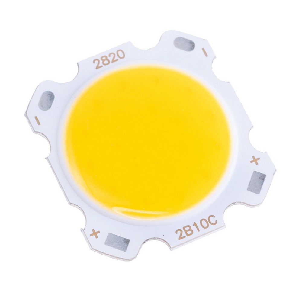 Світлодіод 10W, білий теплий 3000K 24x22 mm, COB